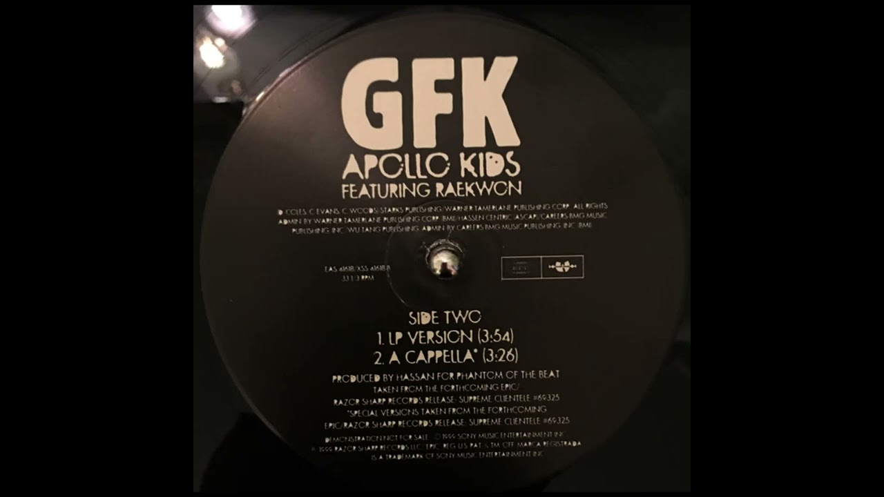 Ghostface Killah - Apollo Kids (Acapella)