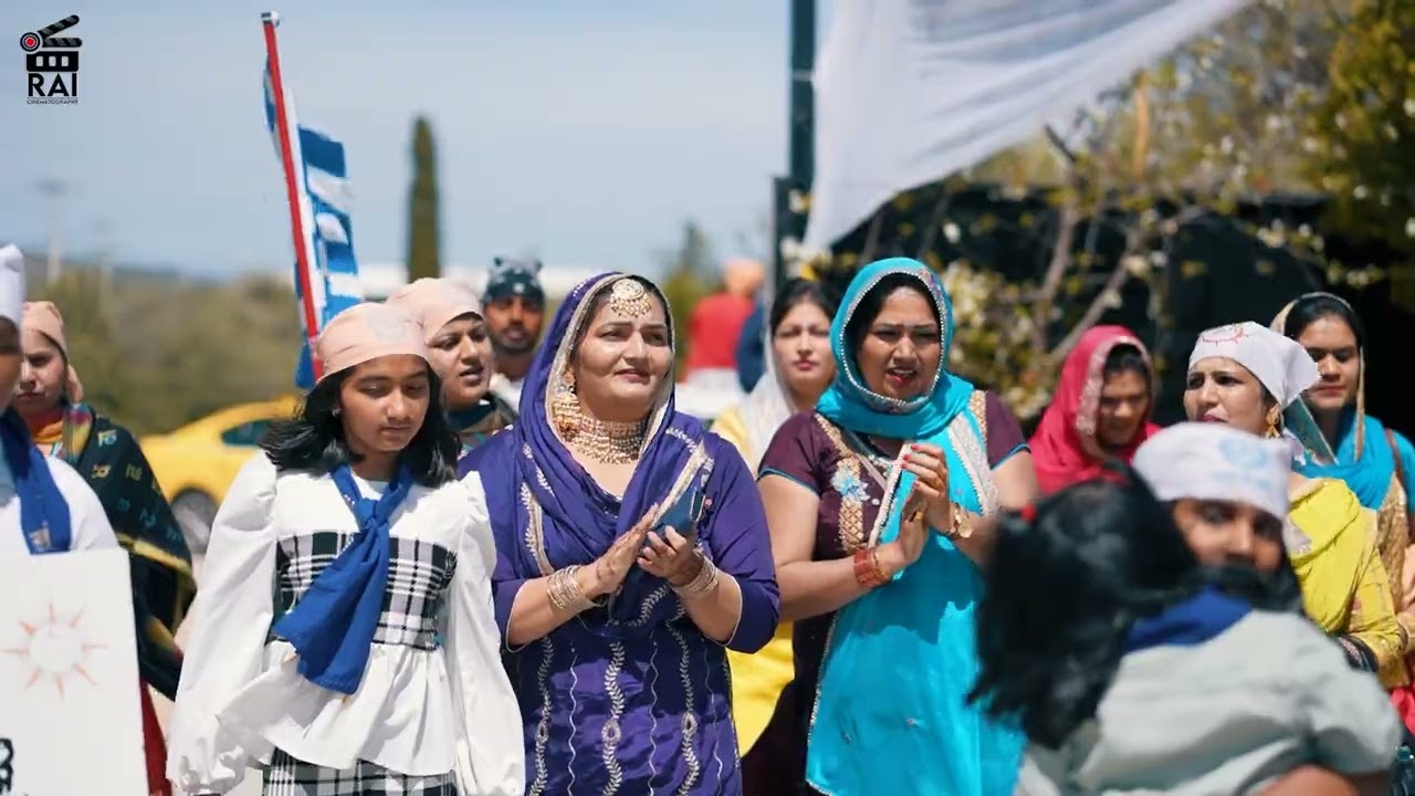 Cinematic Highlights 6wa Vishal Nagar Kirtan |Shri Ravidass Darbar Koropi Greece|21-4-2024