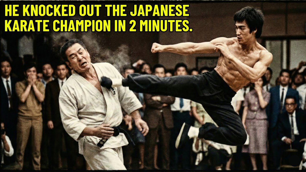 Bruce Lee Was Knocked Out the Japanese Karate Champion in 2 Minutes — Long Beach 1967