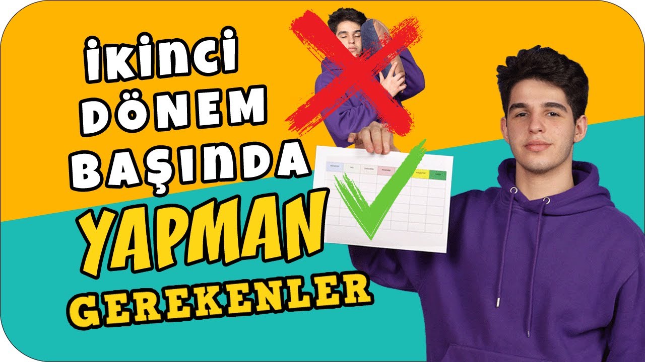 İkinci Dönem Başında Yapman Gereken 6 Şey!