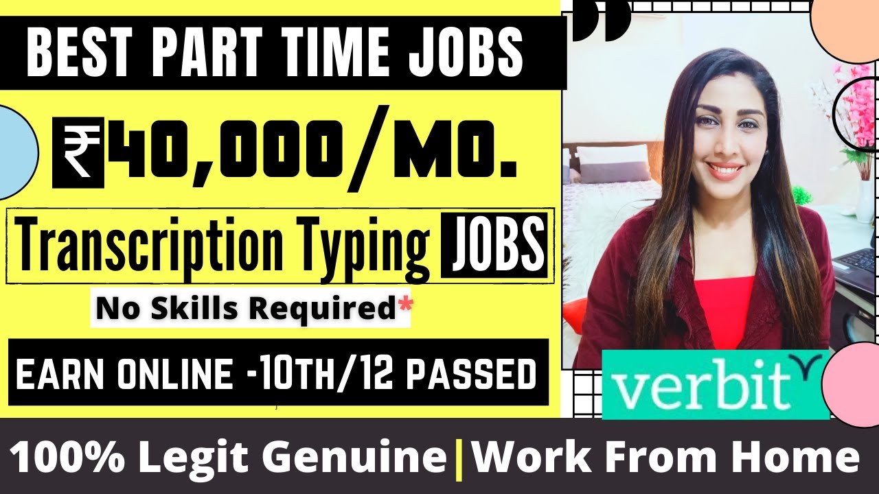 High Pay Transcription DATA ENTRY Jobs $50/day🔥 Verbit Reviews 🔥Part Time Online Work From Home JOBS