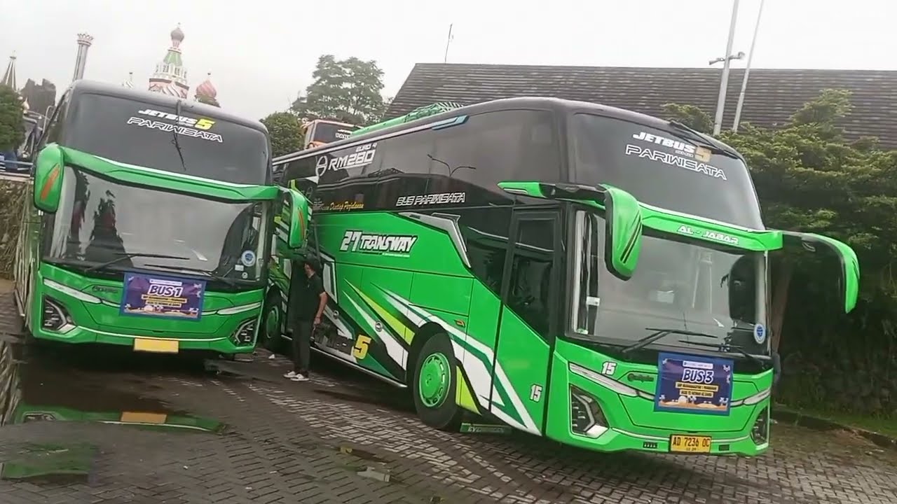 Hunting bus Terminal wisata Gedong Songo situasi