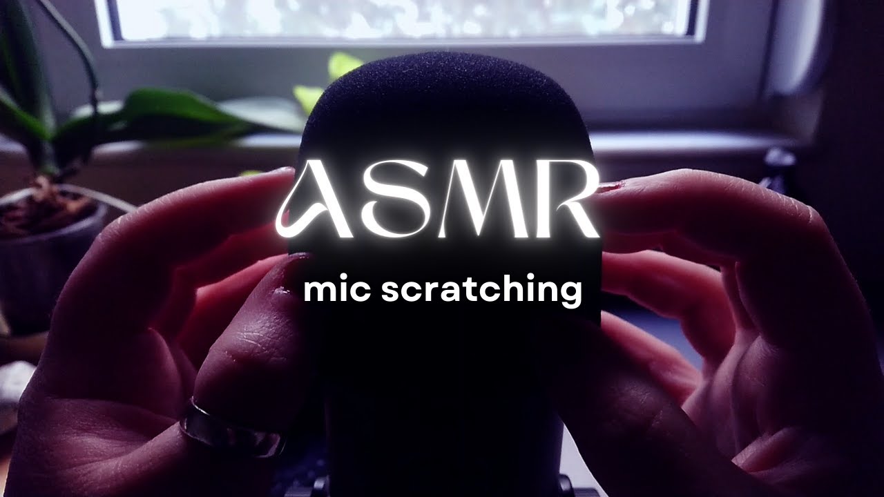 ASMR Mic scratching • Foam cover