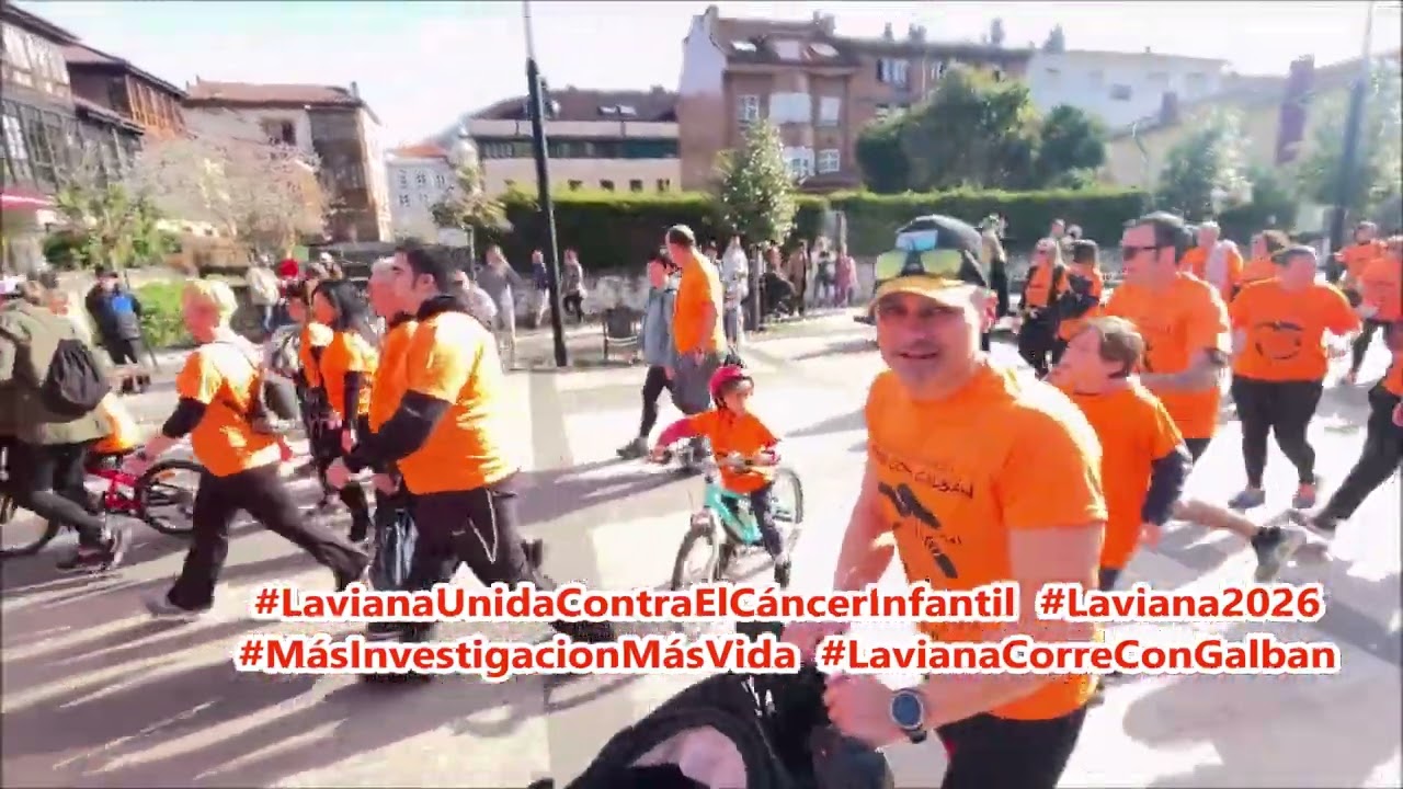 #Laviana𝗨𝗻𝗶𝗱𝗮ContraElCáncerInfantil  #MásInvestigacionMásVida #LavianaCorreConGalban  22/2/2026