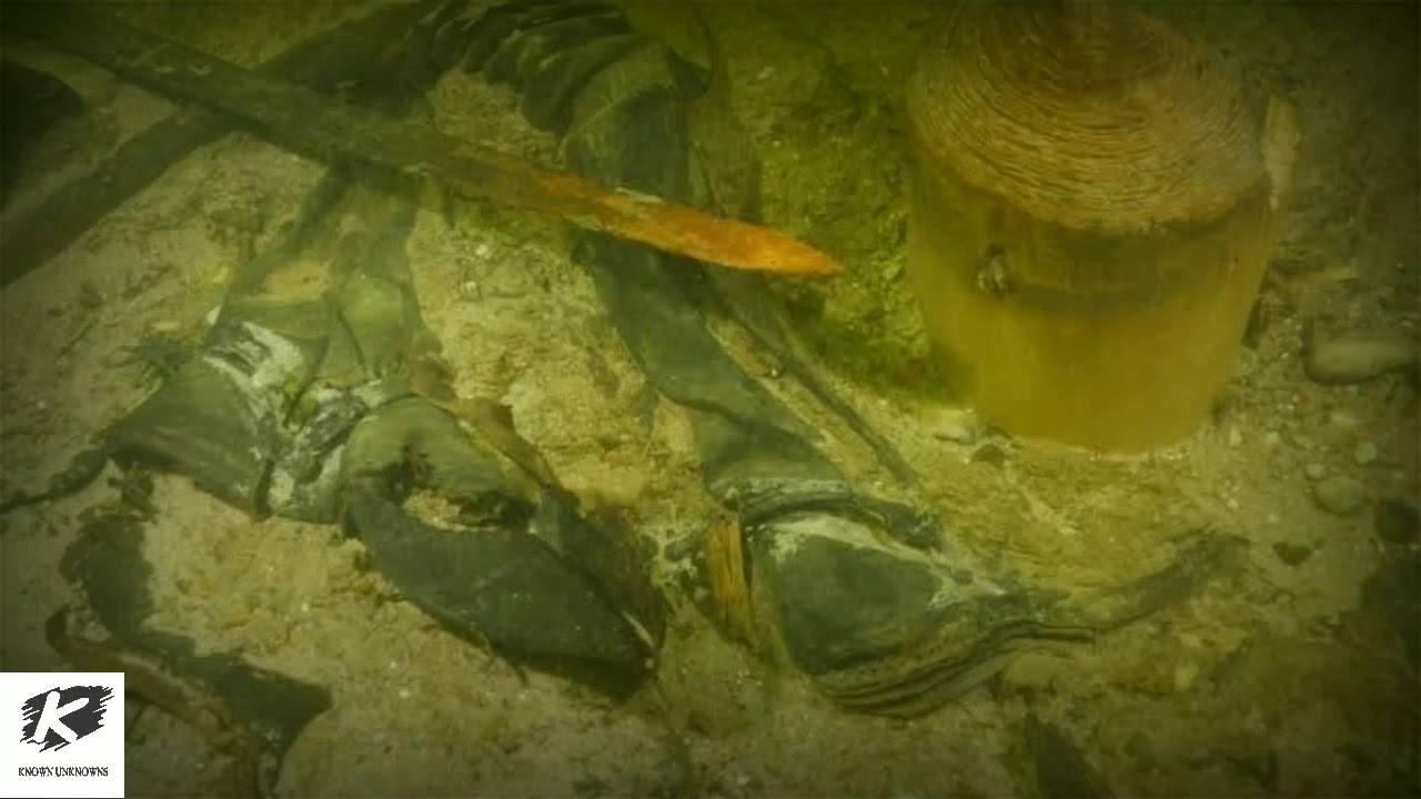 Remains of Medieval soldier found with sword and knives in Lithuanian lake