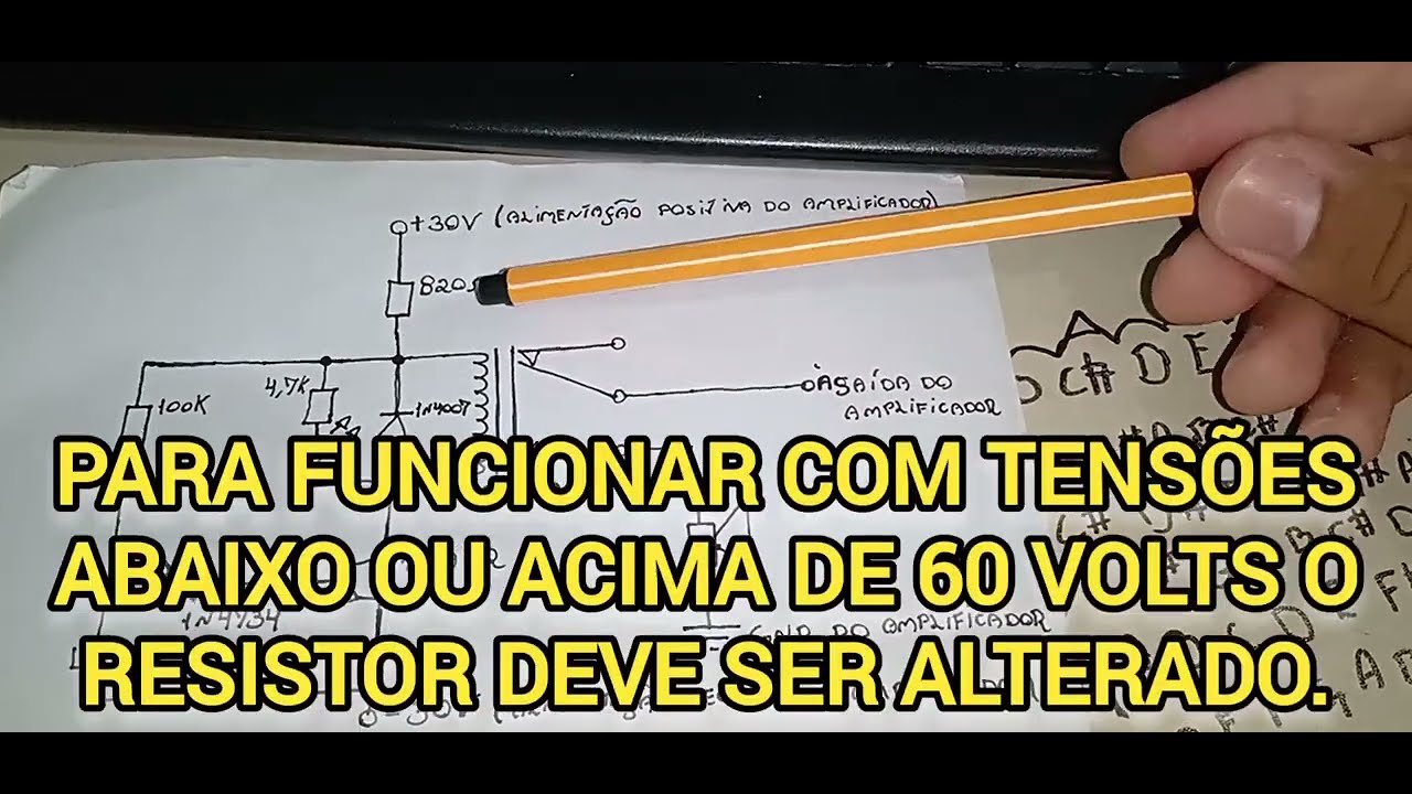 CIRCUITO ANTI-THUMPING PARA PROTEÇÃO DE ALTO FALANTES.(PARTE 1)