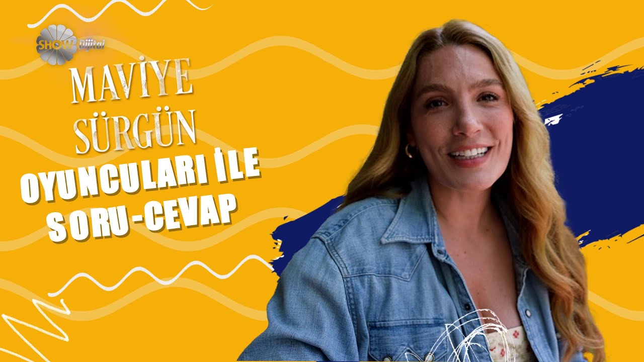 #MaviyeS&uuml;rg&uuml;n setini ziyaret ettik 😊Biz sorduk, G&ouml;kşen Ateş cevapladı 😉