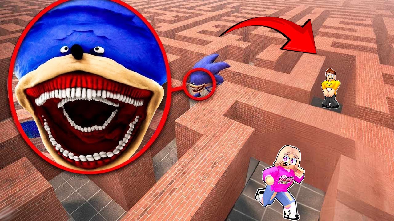UTKNĘŁAM W WIELKIM LABIRYNCIE SHIN SONIC z SMILESLOW w ROBLOX! 😱😱😱