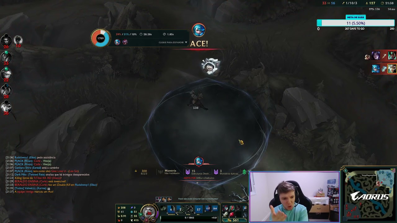 PIJACK 1/10 DE RIVEN SENDO AMASSADO POR UMA GWEN