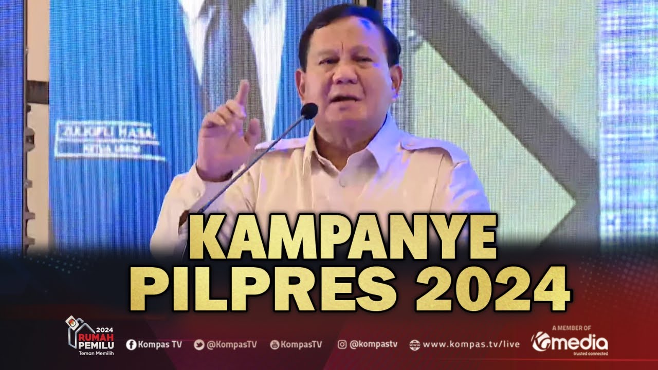 Prabowo Subianto Hadiri Konsolidasi Relawan di Lampung I 11 Januari 2024