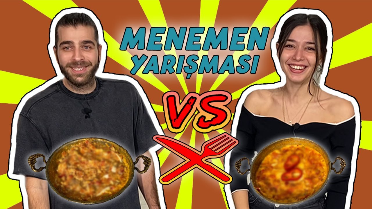 ABİMLE MENEMEN YARIŞI! ( En Güzel Menemen Tarifi Kimin? ) w/ @tugayinanoğlu