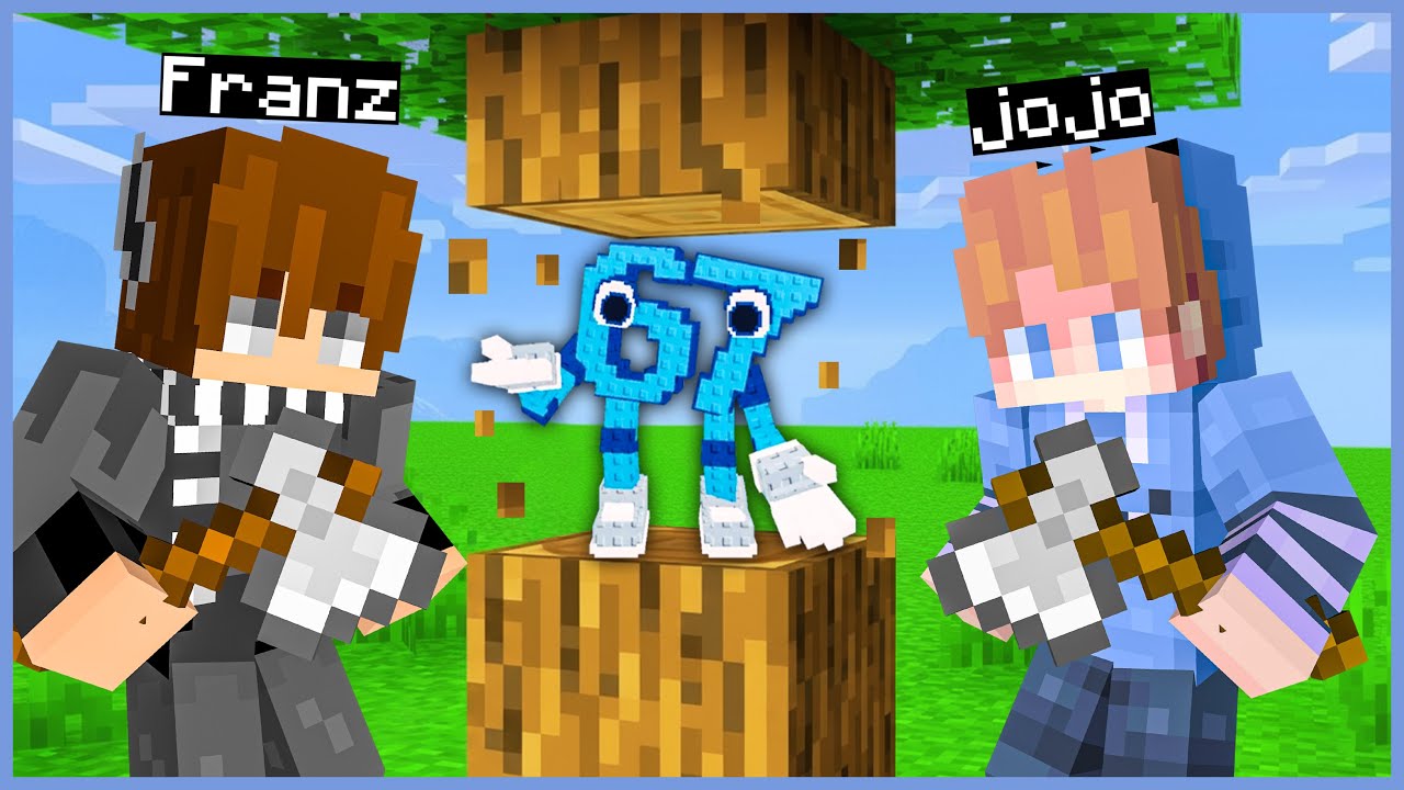JOJO & FRANZ MENEMUKAN KAYU AJAIB PENGHASIL BRAINROT di MINECRAFT
