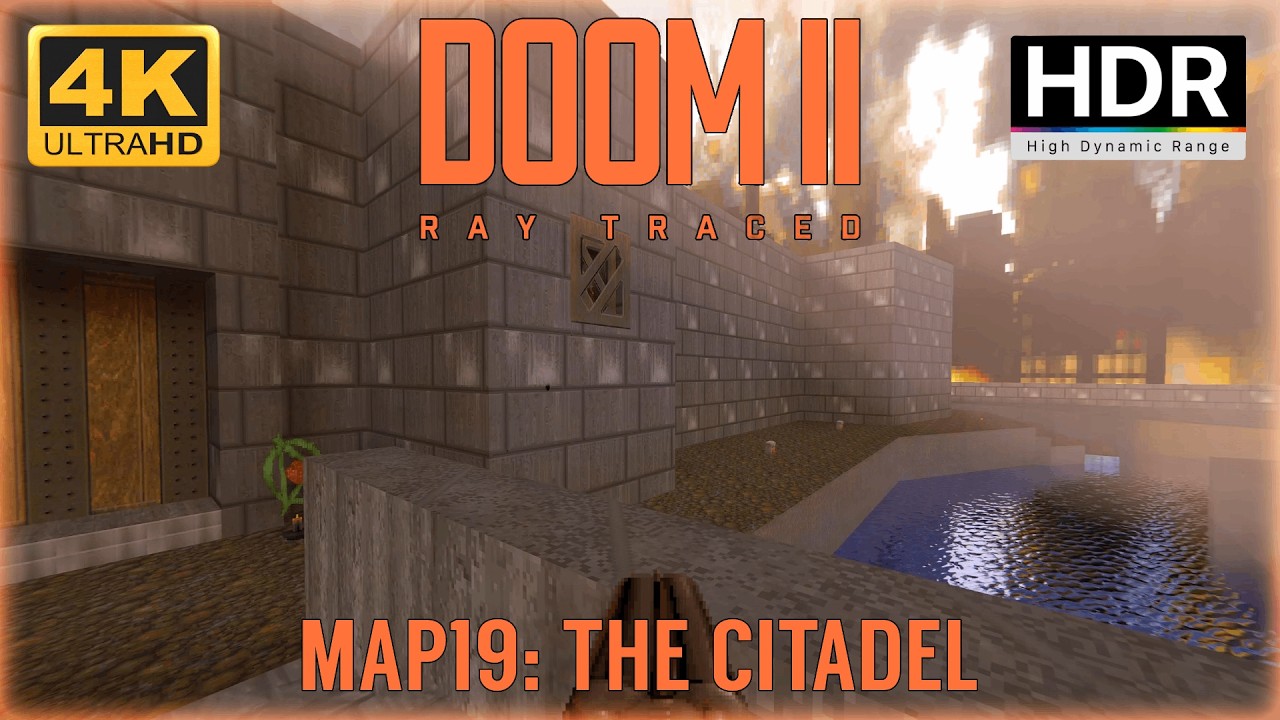 DOOM II Ray Traced MAP19: The Citadel 4K HDR - Ultra-Violence 100% - RTX 4090