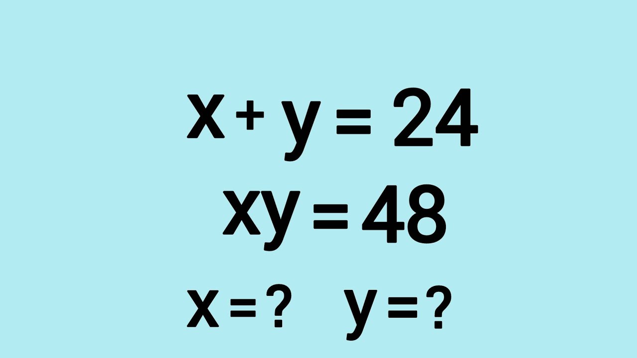 Germany | Can You Solve ? | National Olympiad Maths Problem 