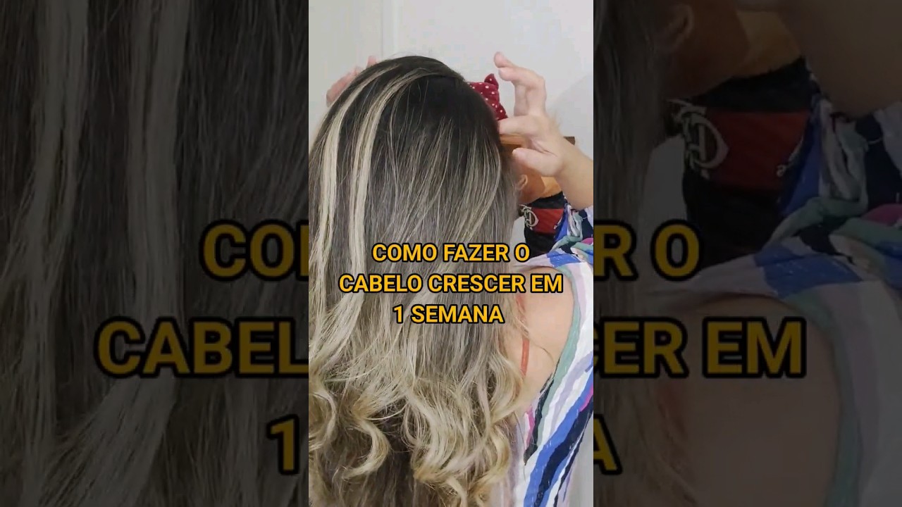 COMO fazer o cabelo crescer em uma semana #hair #dicascapilares
