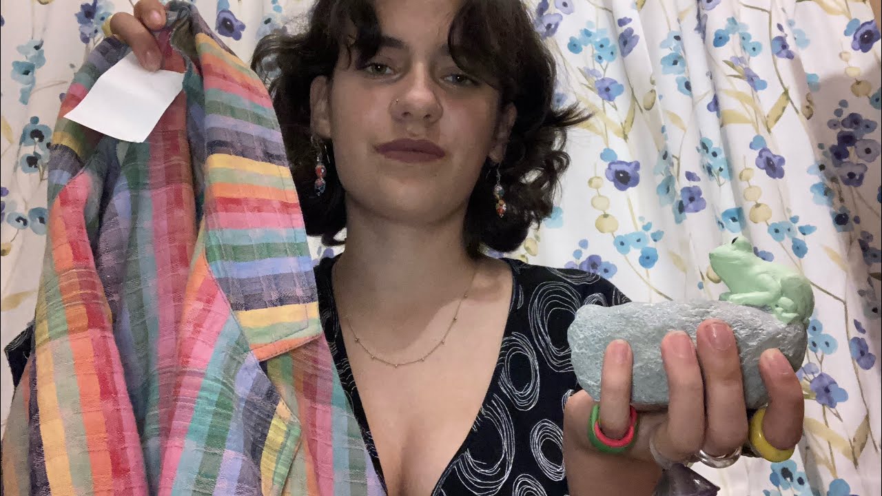 ASMR thrift haul
