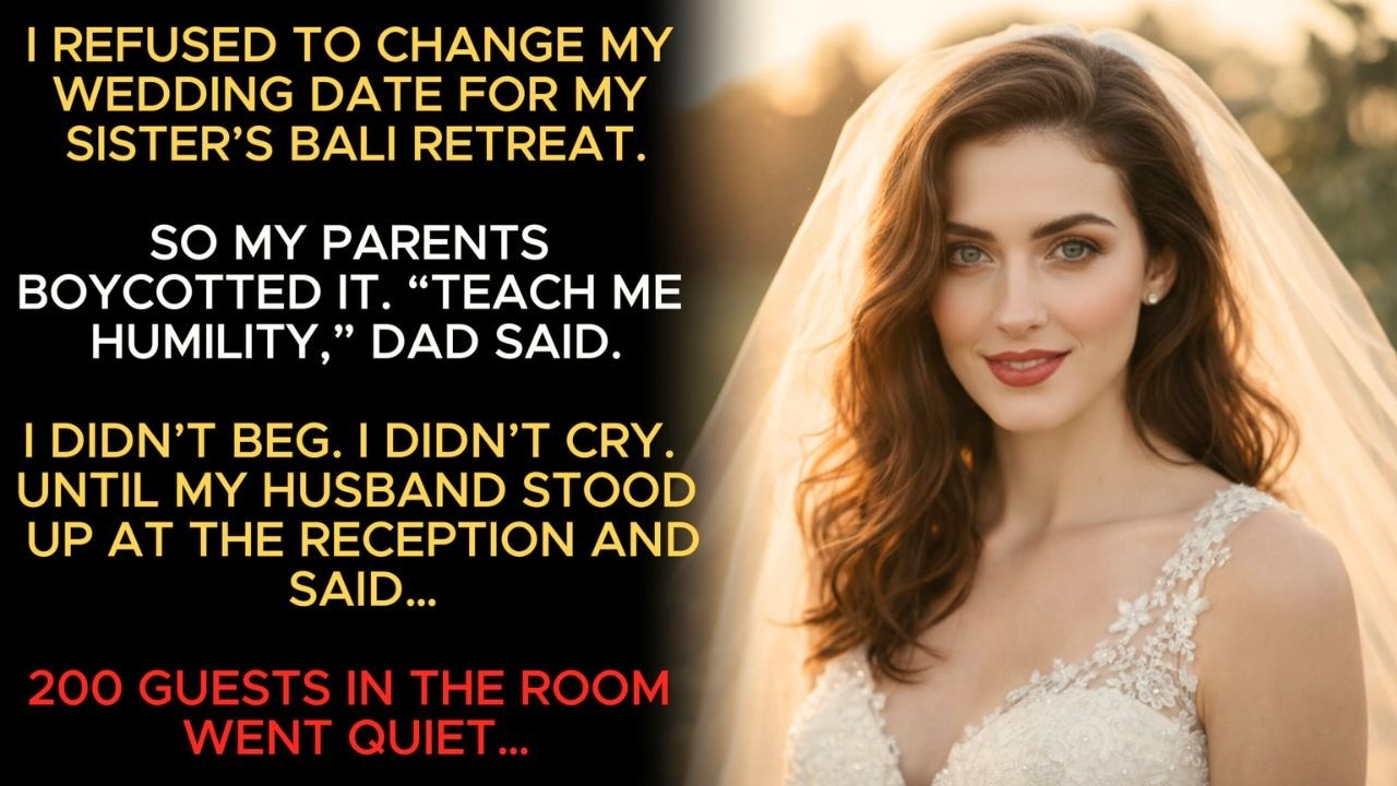 My Parents Boycotted My Wedding When I Refused To Change My Wedding Date For My Sister's Vacation