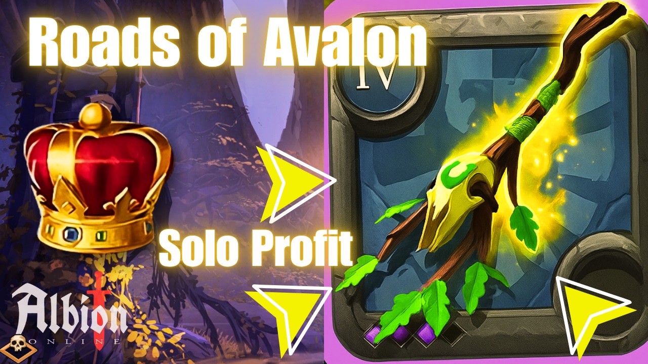 Solo Roads of Avalon – Green Chest Runs with Insane Loot 💰  #albiononline
