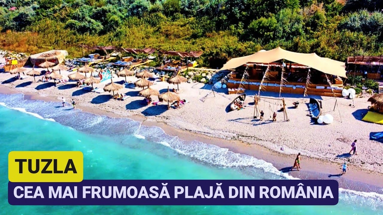 TUZLA, cea mai FRUMOASĂ PLAJĂ, cea mai COLORATĂ APĂ în 2025, PERLA ascunsă pe LITORAL și FALEZA 23