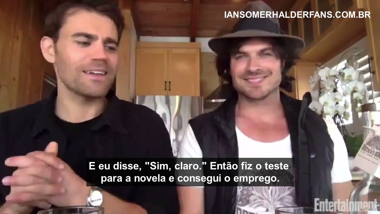Três Rodadas com Paul Wesley e Ian Somerhalder | Entertainment Weekly [LEGENDADO]