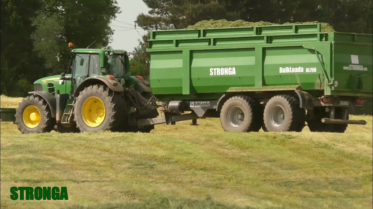 Gr&auml;sensilage-sk&ouml;rd - Stronga BulkLoada, John Deere & Claas Lexion 770