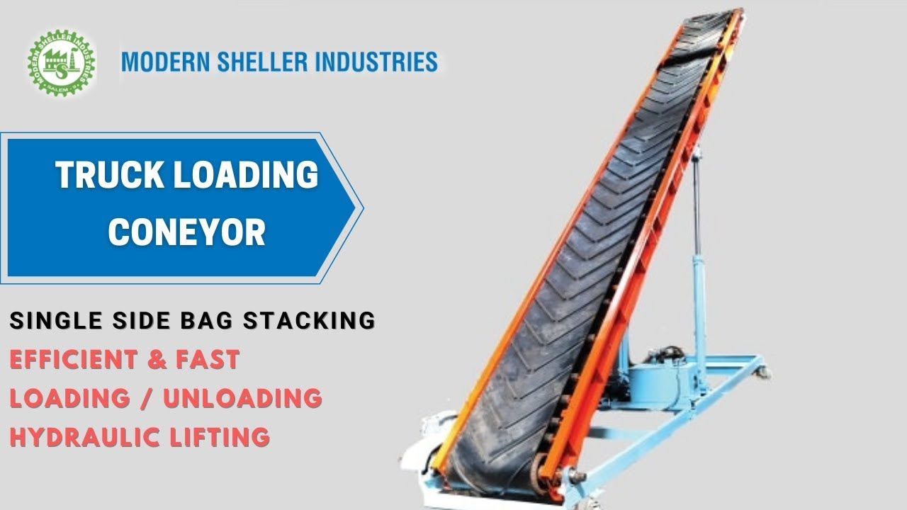 MODERN - Hydraulic - Truck Loading Conveyor - Single Side