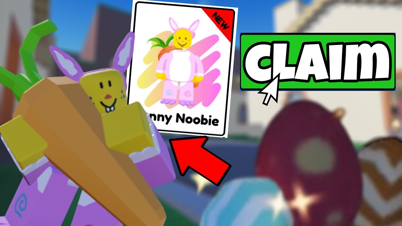 HOW TO GET bunny noobie | find the noobies | NEW EASTER EGG EVENT!
