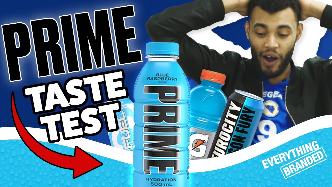 The Ultimate PRIME Blind Taste Test (VS. GATORADE, G-FUEL & FUROCITY) | Everything Branded
