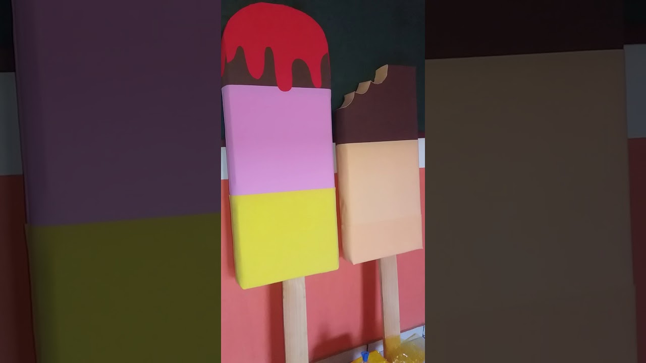 Picolé gigante pra decoração