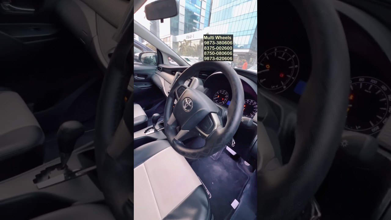 20k Run Auto Toyota Innova Crysta Cars For Sale at Multi Wheels in Delhi Contact Details in Video