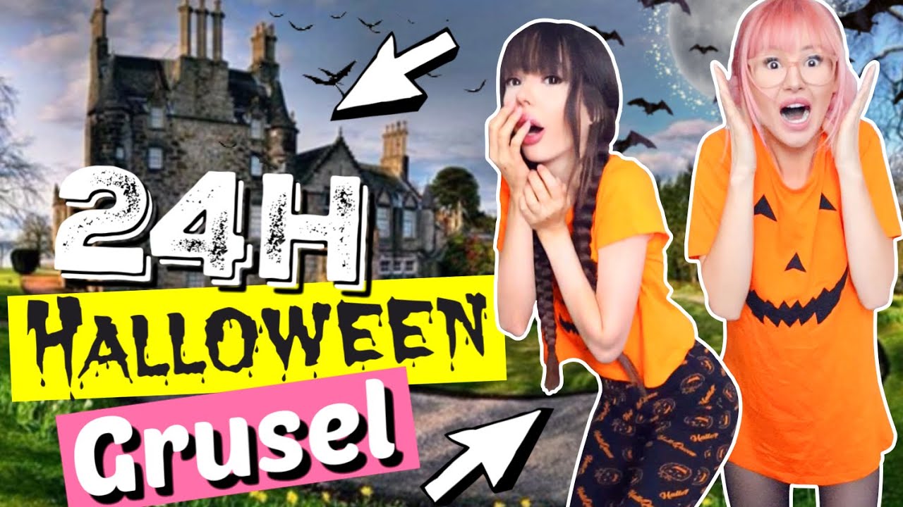 24 Stunden HALLOWEEN Grusel 😱 Europapark | ViktoriaSarina