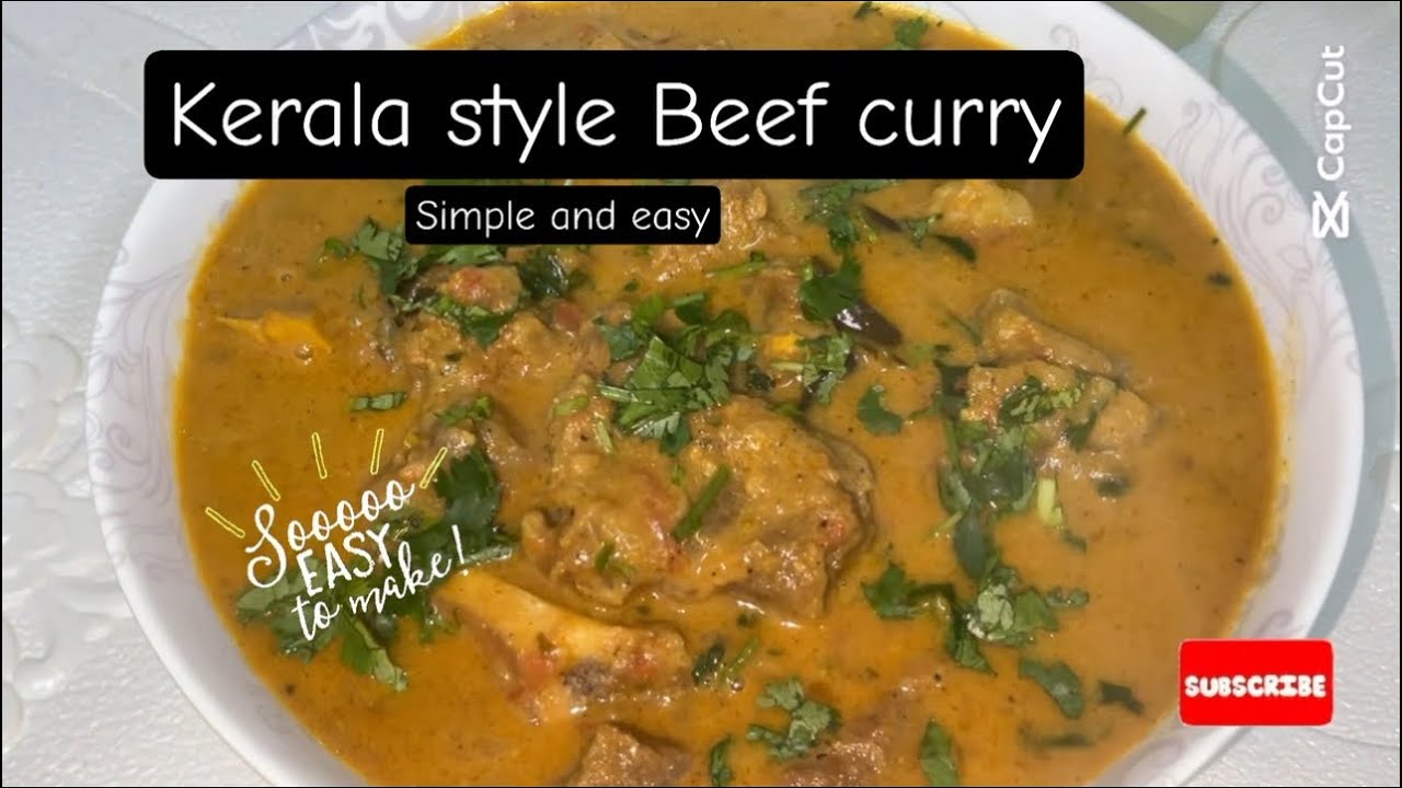 Kerala style beef curry | beef curry | coconut milk | easy cooking | beef gravy | beef | 