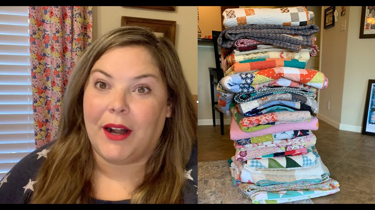 Quilt Parade, 2 decades of completed quilts
