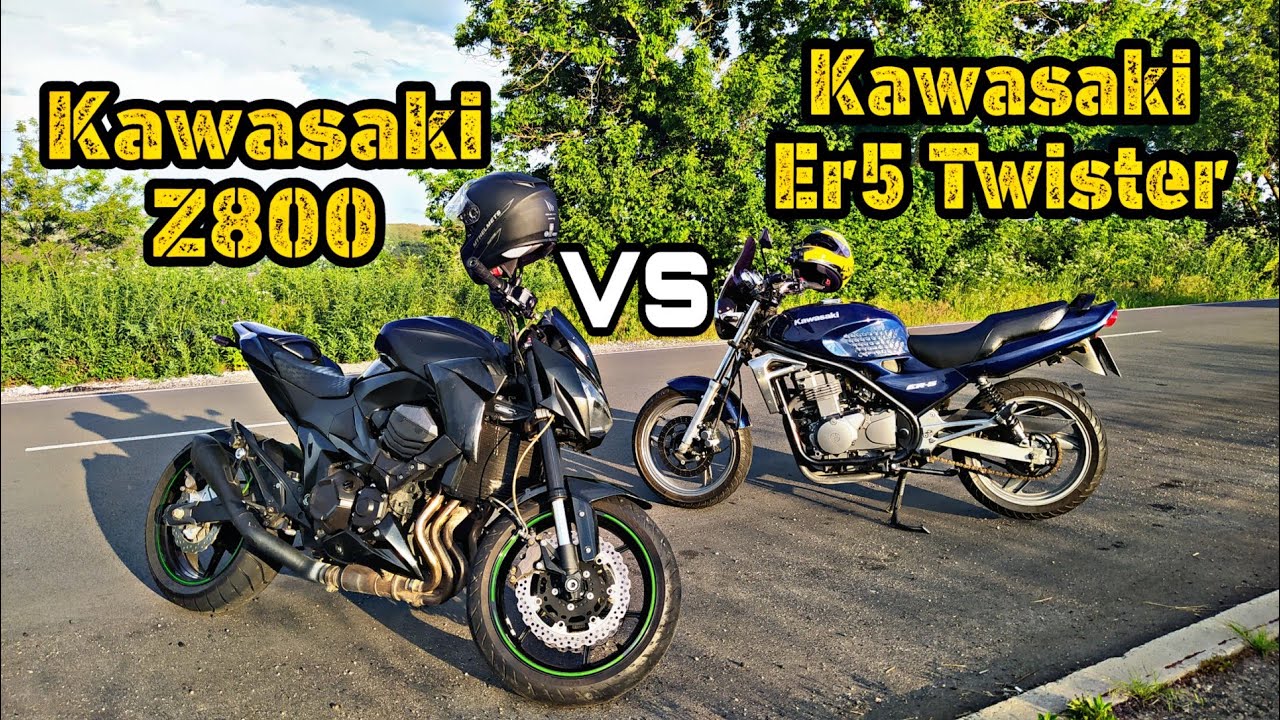 Kawasaki Z800 Vs Kawasaki Er5 • Поменялись Мотоциклами • Первые Впечатления от Kawasaki Z800 2016