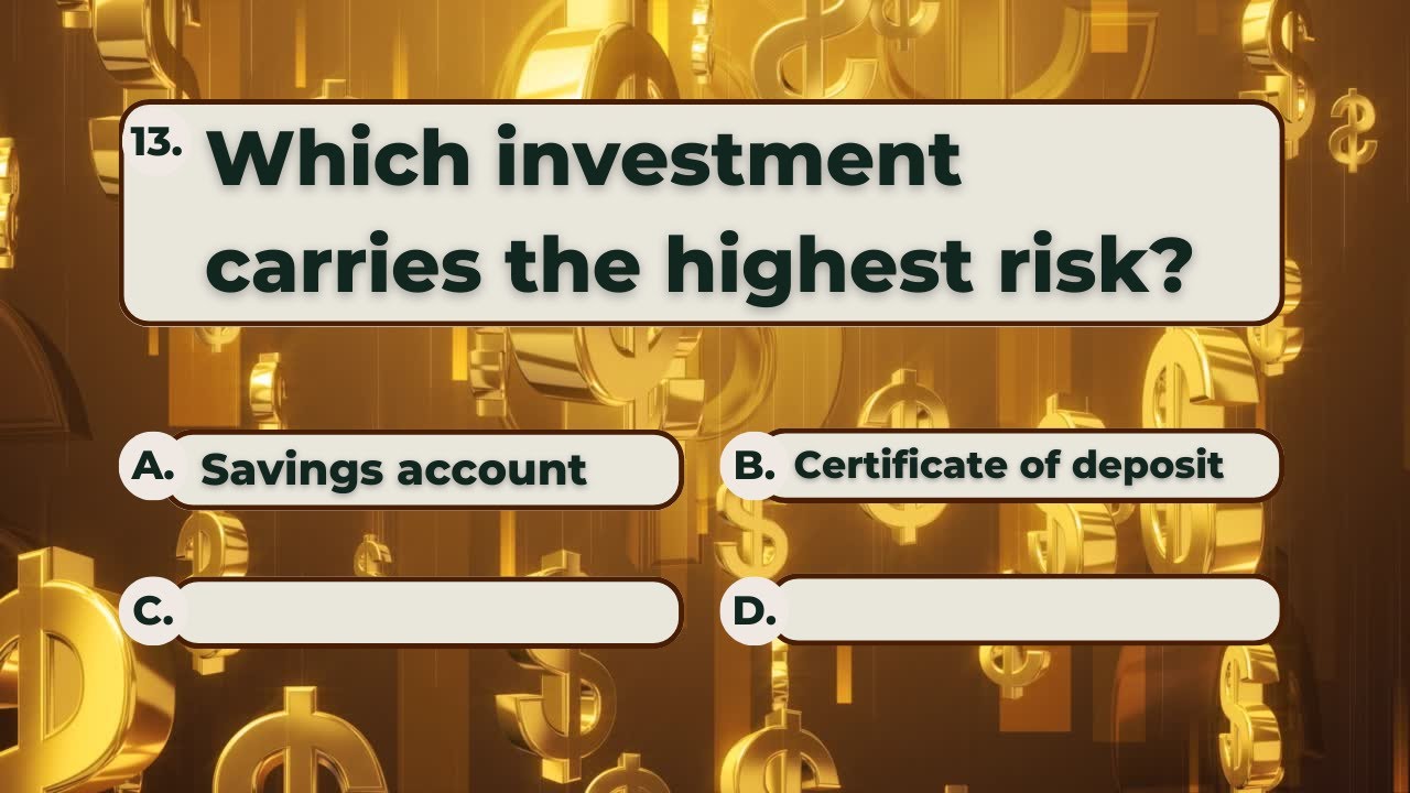 Trivia QUIZ Game 🤯 | Money Questions 🤑| Test Your Financial Knowledge💡  |Tricky Trivia Questions!