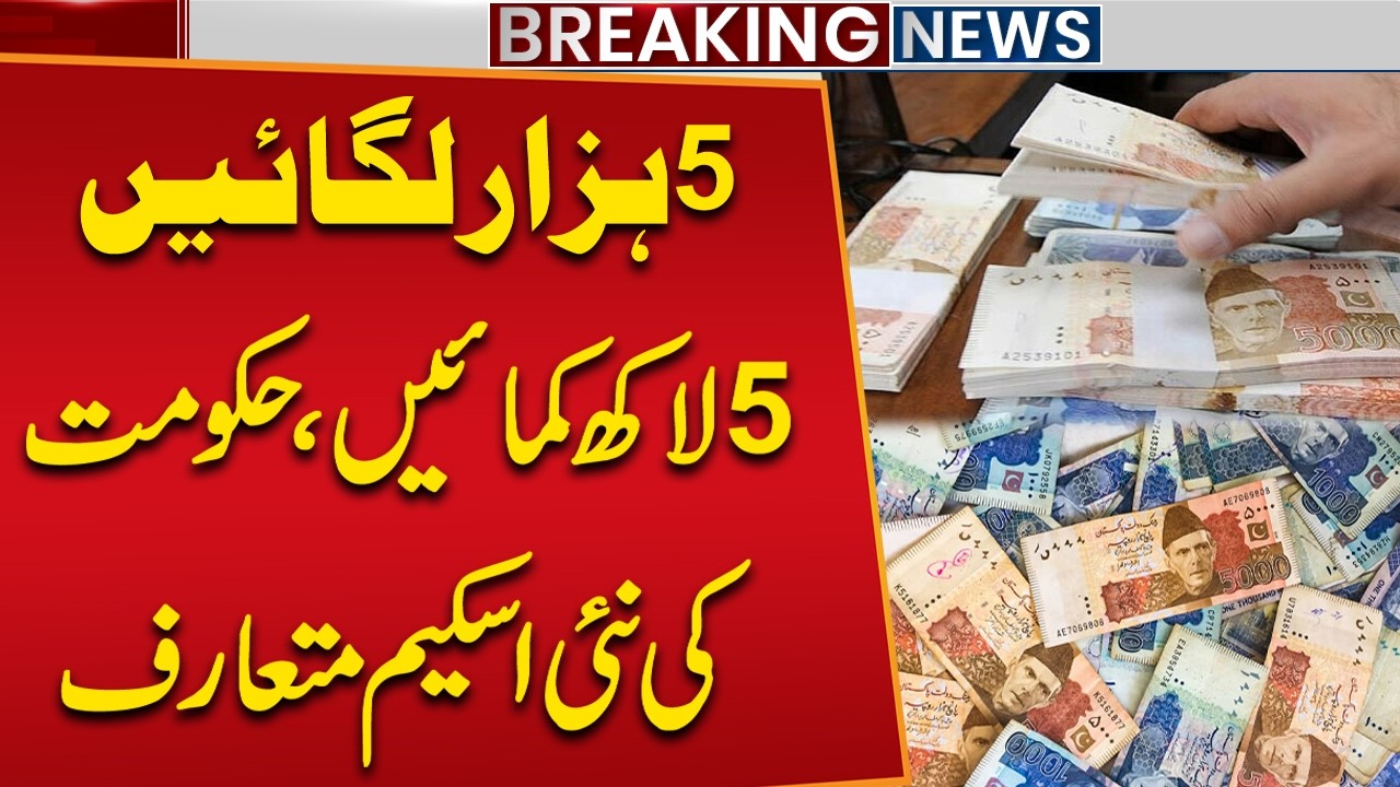 Invest Just Rs. 5,000 and Earn 5 Lac | Govt Launches New Scheme |  Invest Pak Portal | Public News
