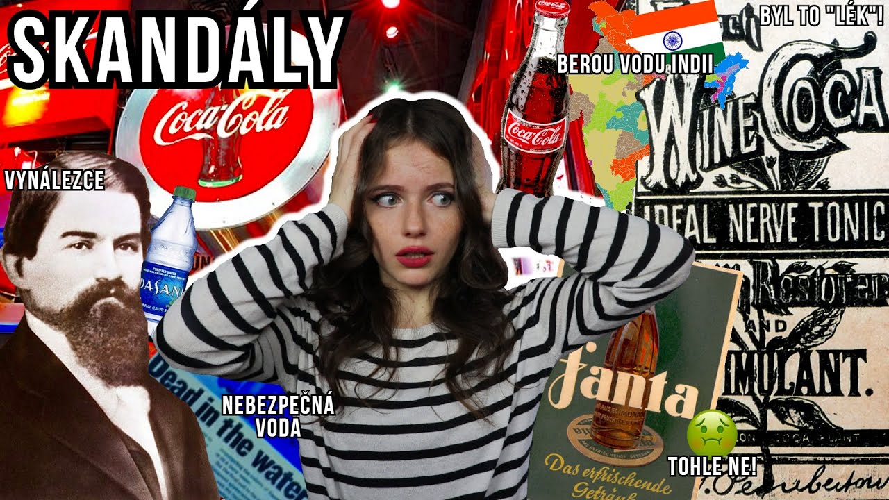 SKANDÁLY COCA COLA | vznik, Fanta, Nová Cola, minerálka z kohoutku a plnění láhví | Just Justýna