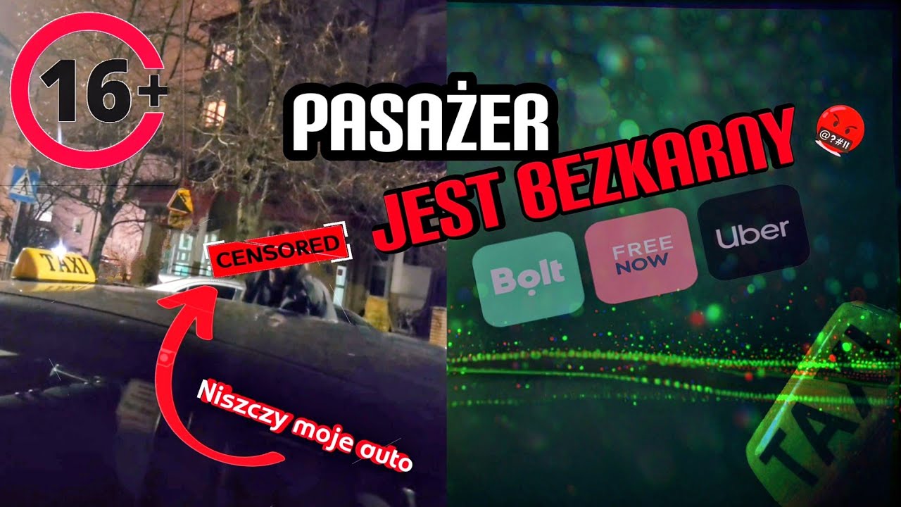 Pasażer niszczy mi taksówkę / Najgorszy klient