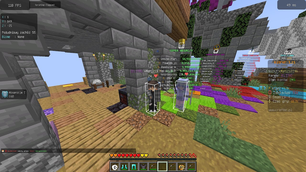 kitpvp klepy na craftmc.pl