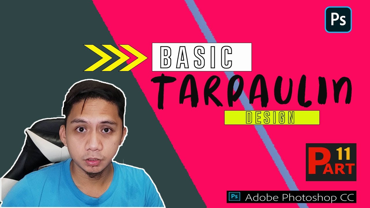 Basic Tarpaulin Design Tutorial in Photoshop | SIZE AND RESOLUTION SETUPT| TAGALOG 2022