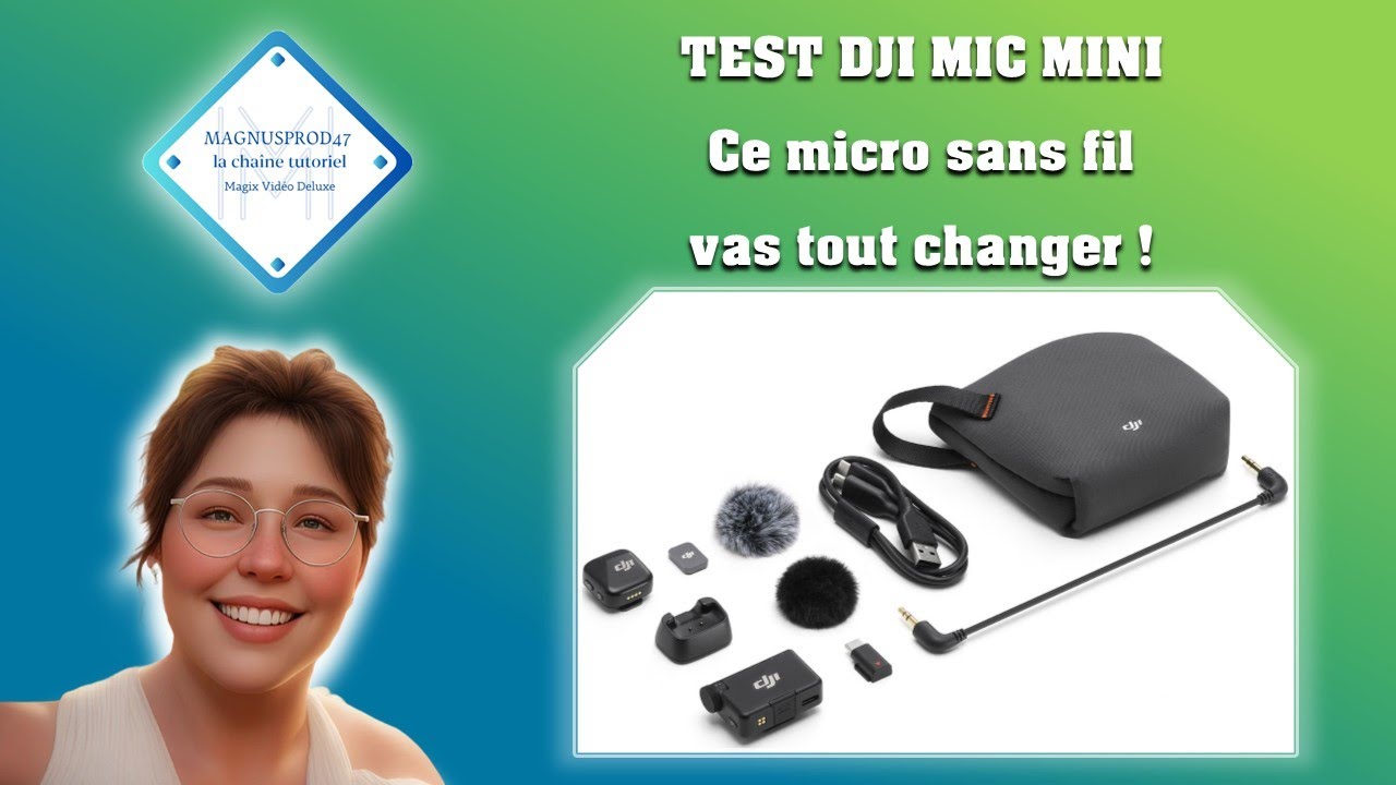 Tutoriel MVD 2025: 🫵🎤 Test du DJI Mic Mini – Le micro sans fil idéal à moins de 100€ ? 🎤👍💙