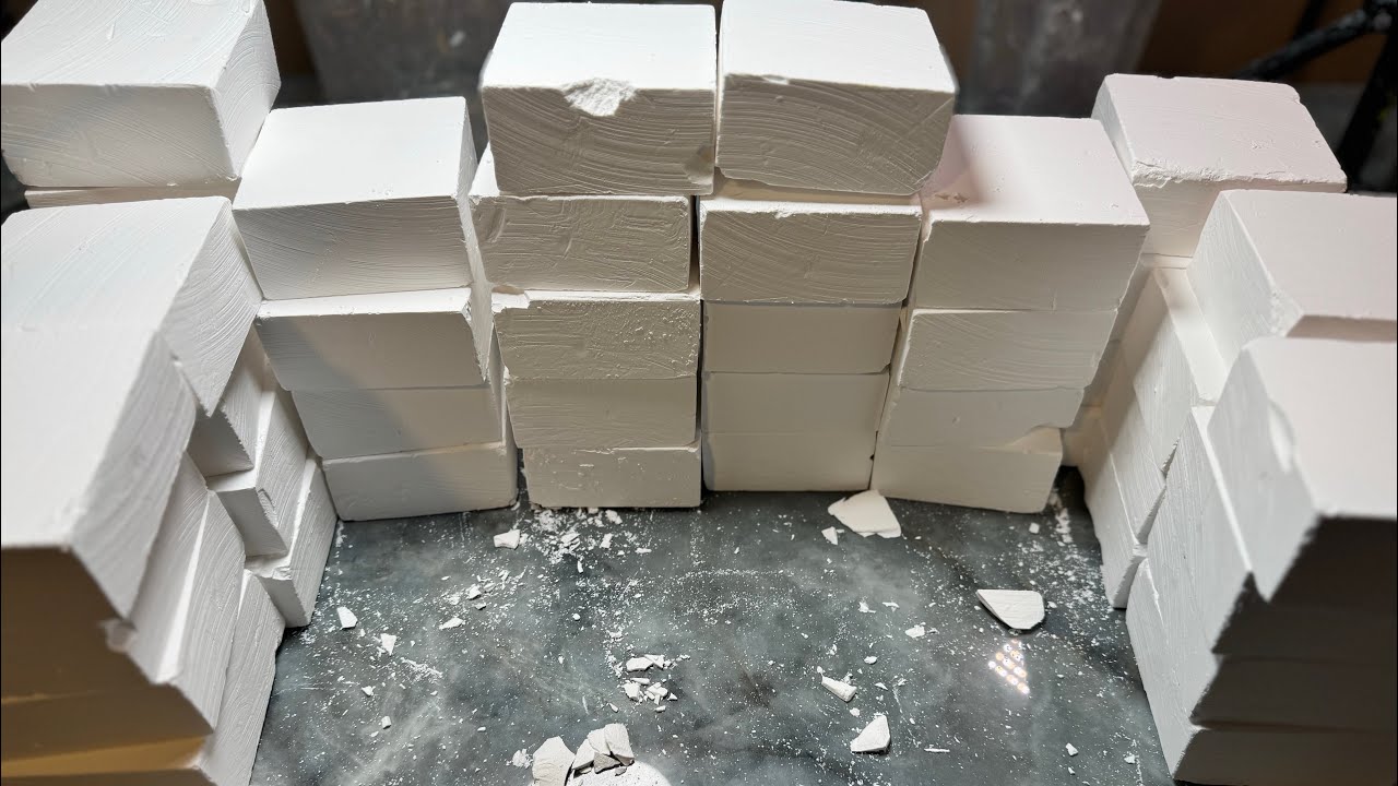 Lots of chalk blocks