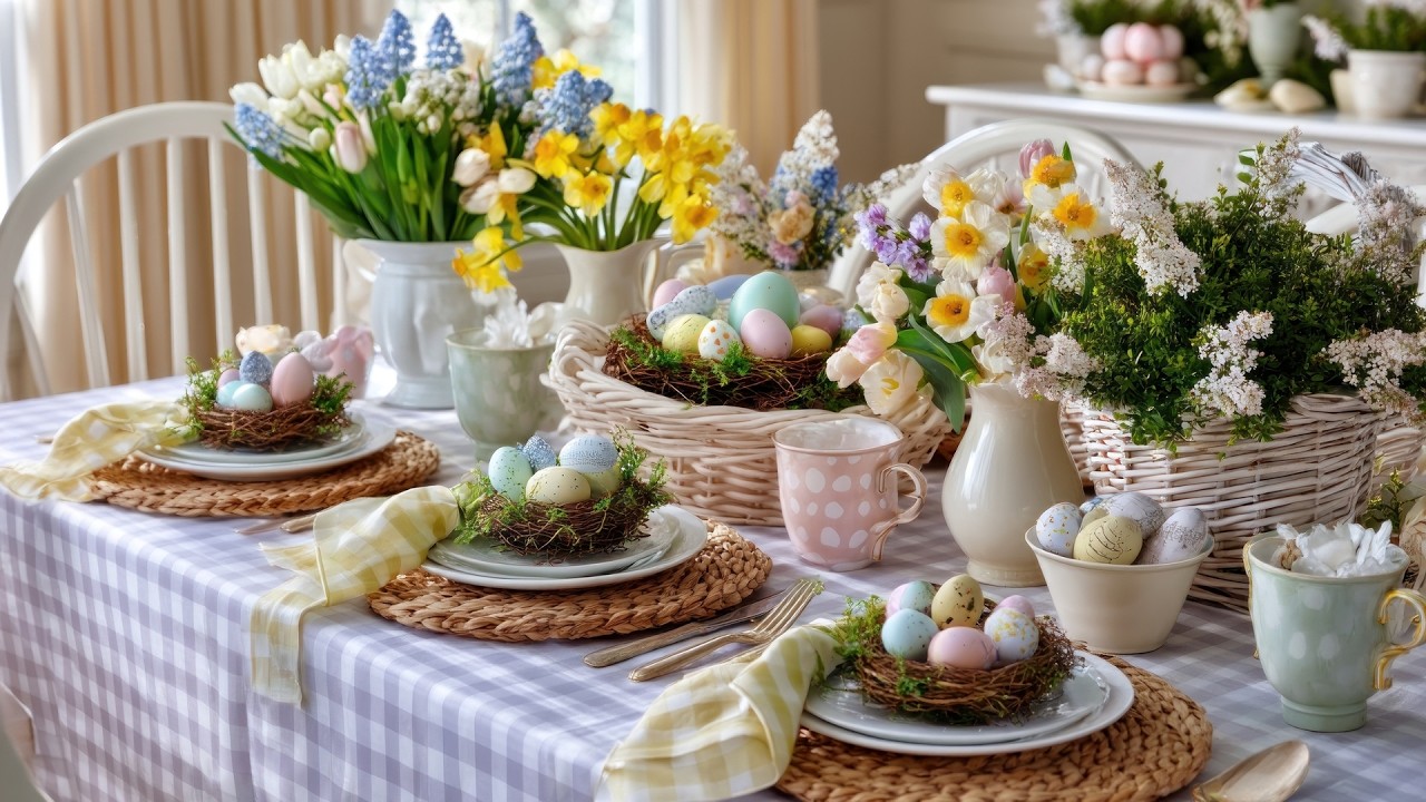 Top Easter Decor Trends 2026 | Pastel Eggs, Sweet Bunny Decor & Shabby Chic Spring Styling