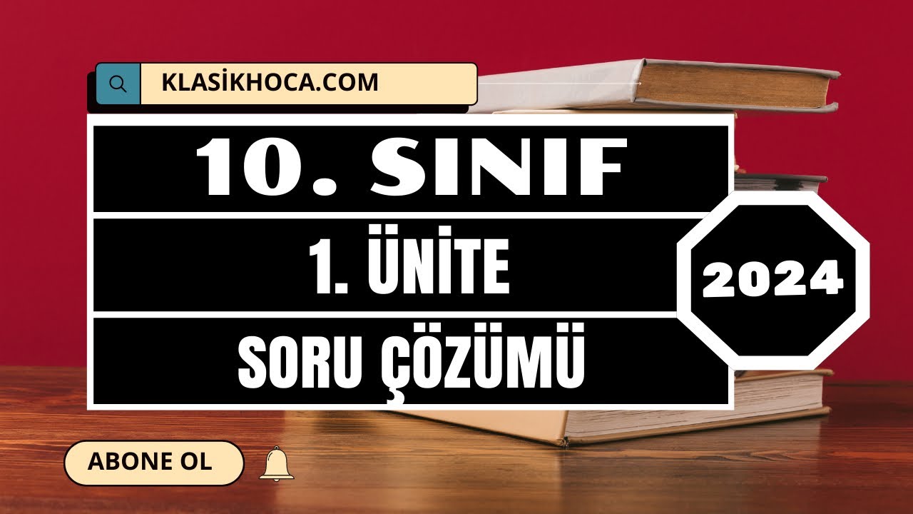 10. Sınıf Edebiyat 1.Ünite Soru Çözümü I#cemalhocaile I 2024 | Giriş Ünitesi