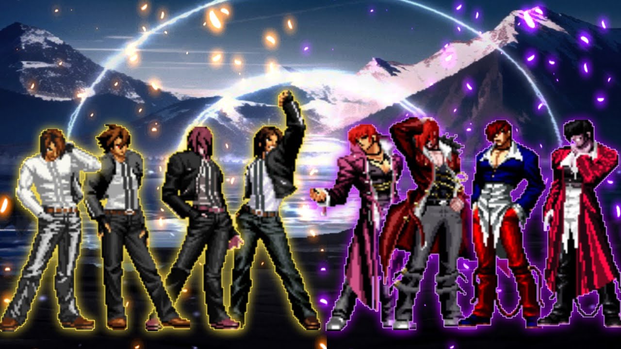 [KOF Mugen] Kyo Kusanagi SP Team VS. Iori Yagami XIV Team