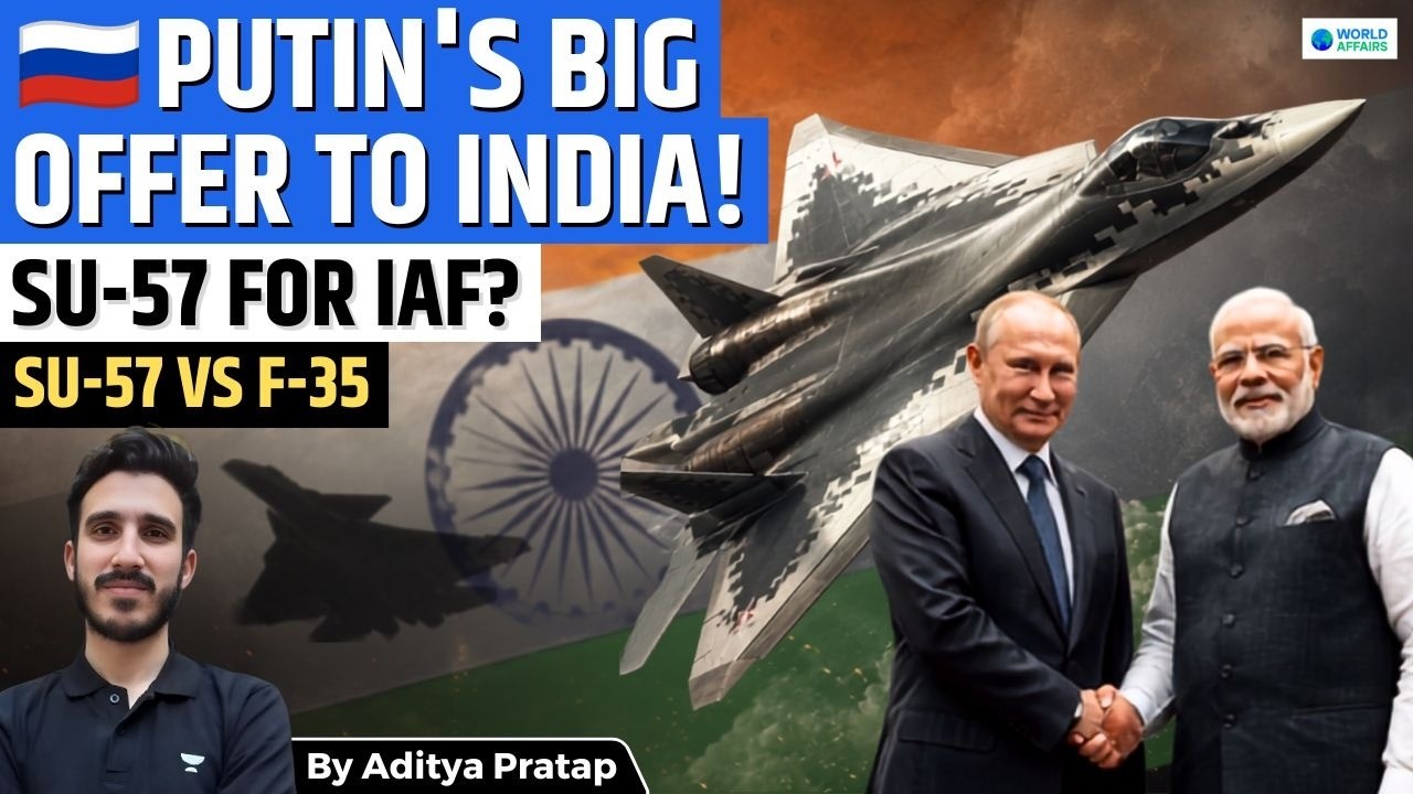 India&rsquo;s 5th-Gen Fighter Hunt: Why Su-57 Offer from Vladimir Putin Matters
