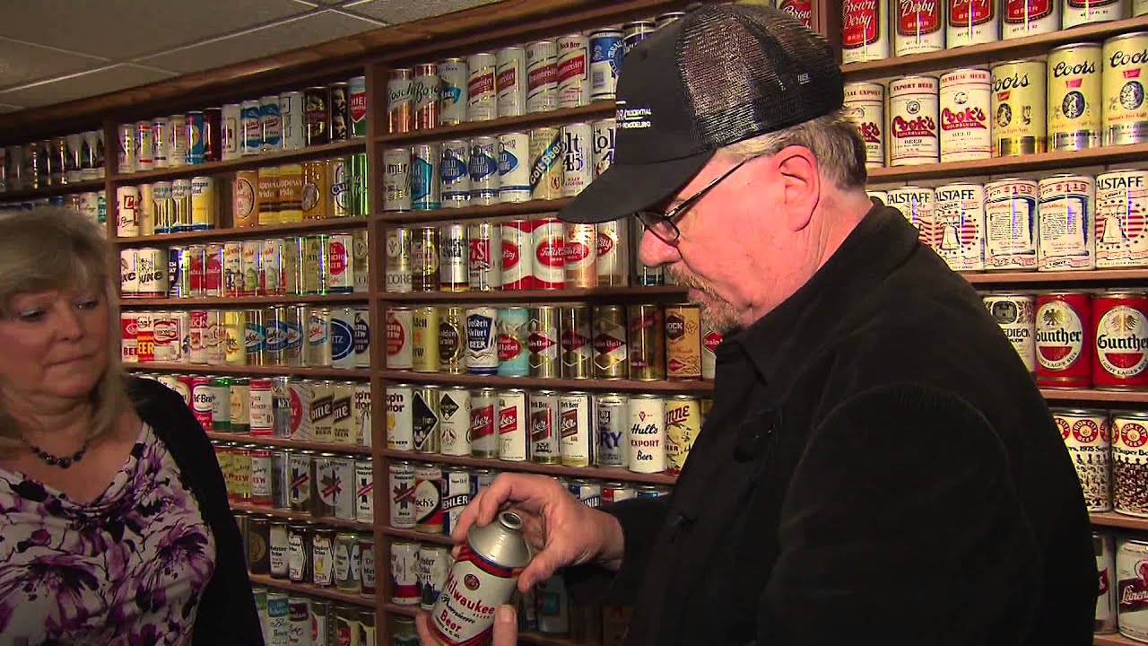 Beer Can Collection: Chicago area family has basement can museum