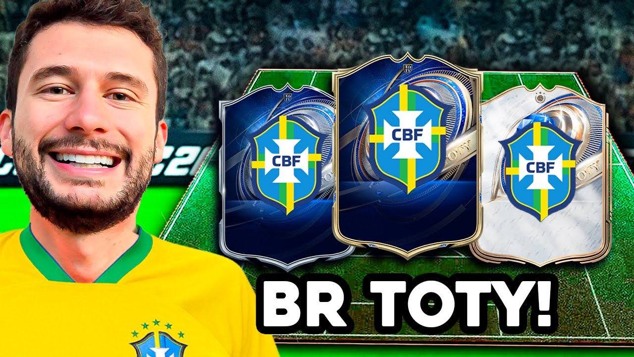 USEI TODOS OS TOTY BRASILEIROS E AS MELHORES EVOS 🔥