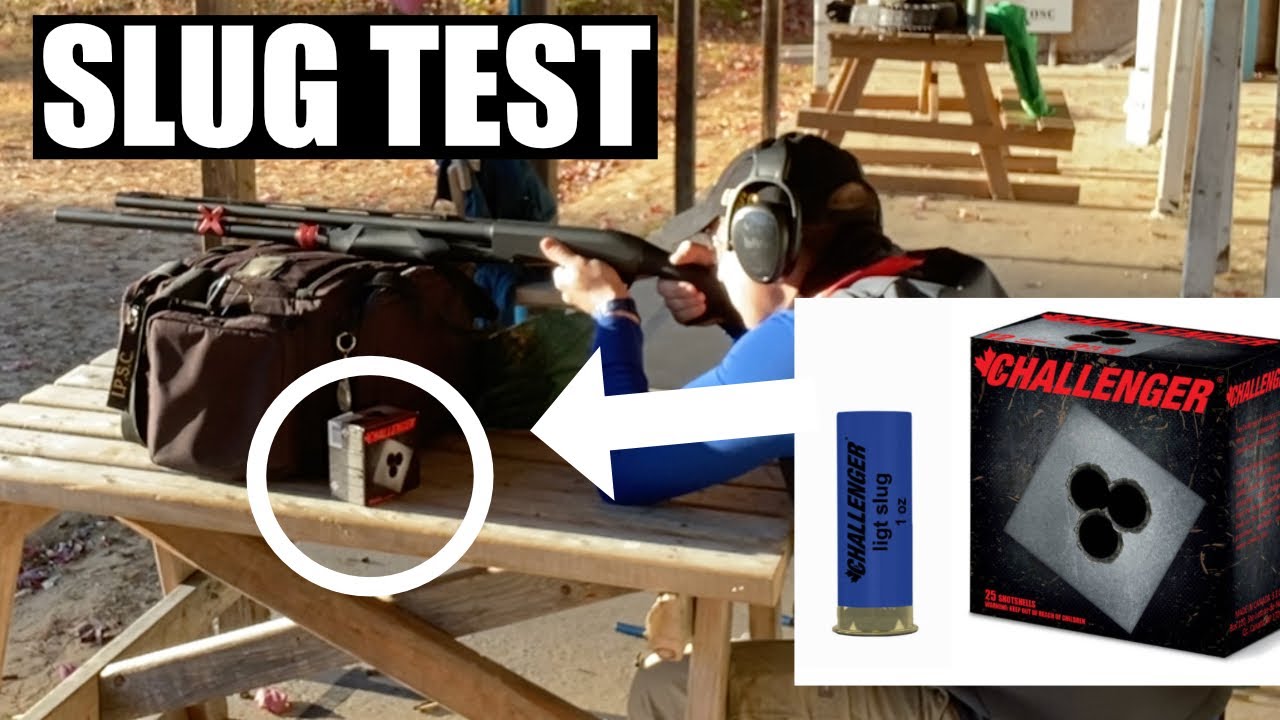 Challenger SLUG 12GA - Accuracy Test