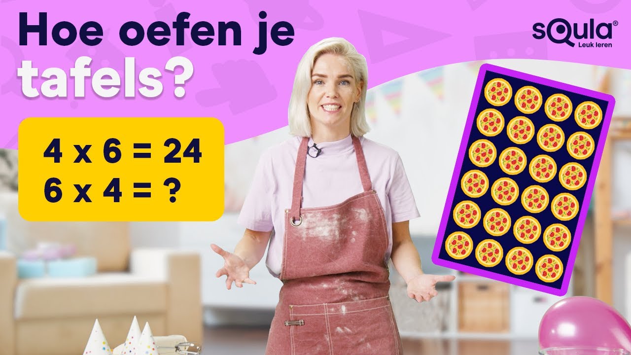 Tafels oefenen: alle tafels van 1 t/m 10 | Groep 4-5 | Squla